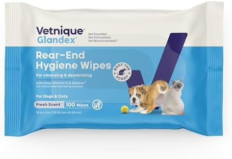 Vetnique Glandex Rear End Wipes by Vetnique