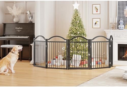 BHG Metal No-Assembly Freestanding Dog Gate - Image 7