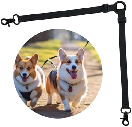 Double Headed Hook pet Safety Nylon 2-Way Coupler by dellastella