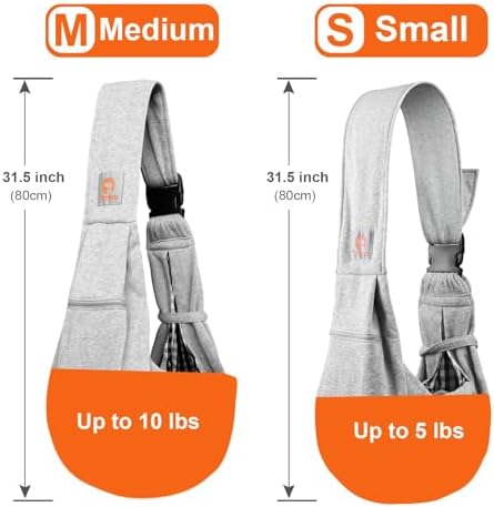 Tomkas Dog Sling Carrier for Small Dogs Puppy Carrier for Small Dogs - Image 7