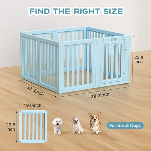 Dog Playpen Indoor, Puppy Playpen, 8 Panels - Image 3
