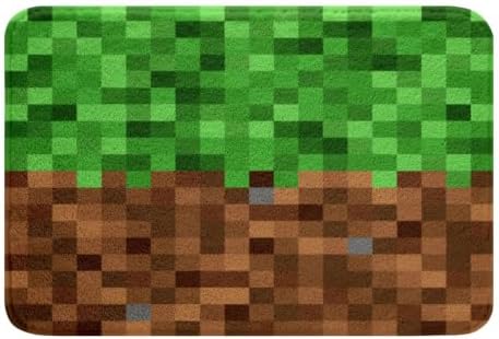 Manfei Pixelated Bath Mats, 16Wx24L Inches - Image 3