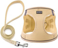Dog Harness with Leash Set, Step-in Adjustable Puppy Pet Vest by BOOMIBOO