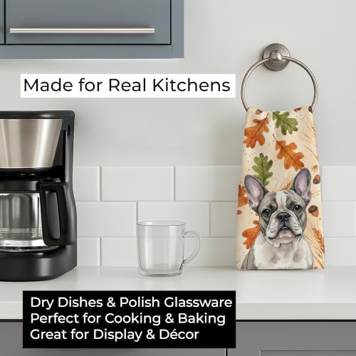 Caroline's Treasures French Bulldog Dogs Kitchen Towel 15x25 in - Image 3