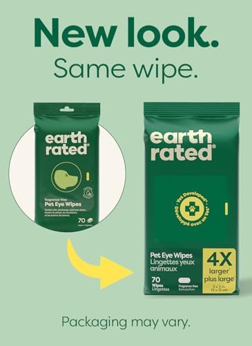 Earth Rated Dog Eye Wipes, Vet Developed, Removes Dirt - Image 2