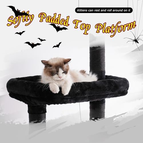 Hey-brother Cat Tree Tower, Adjustable Height, Floor to Ceiling - Image 5