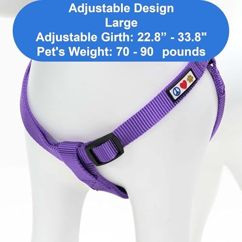 Pawtitas Solid Step-in Dog Harness – Adjustable No-Pull Vest - Image 3