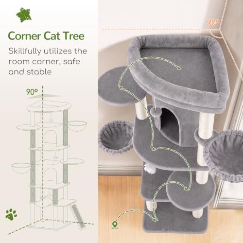 Globlazer 73in Corner Stable Cat Tree - Image 2