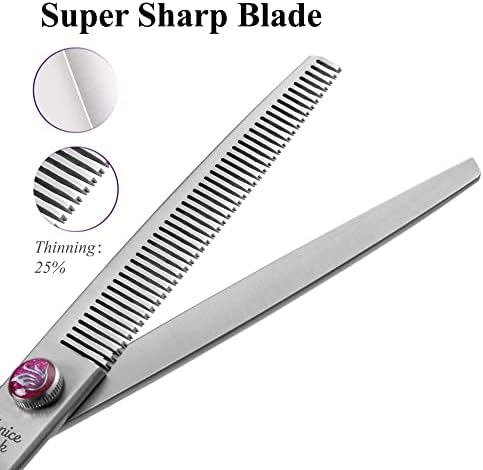 7'' Thinning Dog Grooming Scissors - Image 4
