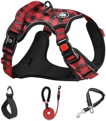 NESTROAD Dog Harness for Small Sized Dog, No Pull Dog Vest Harness Set by NESTROAD