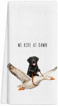 Black Labrador Retriever Kitchen Towels, Cute Hand Tea Towel by DTLGTG