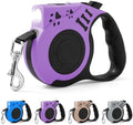 Retractable Dog Leash with USB Rechargeable Flashlight by COSOWO