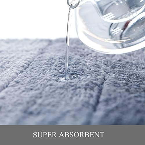 3 Pcs Ombre Bath Mat Set for Bathroom, Non Slip Ultra Soft and Thick Water - Image 5