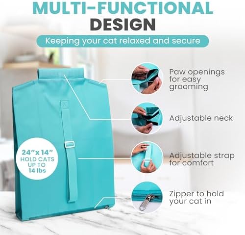 PurrFect Pouch The Original AS SEEN ON TV. The Comfy Cat Carrier Sling & - Image 3