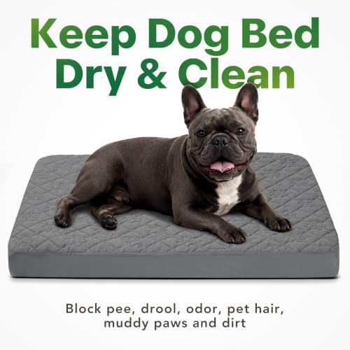 PAWFINITY XXL Waterproof Dog Bed Cover Replacement, Fitted Sheet Washable - Image 2