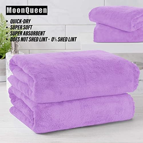 MOONQUEEN 6 Pack Premium Bath Towel Set - Image 6