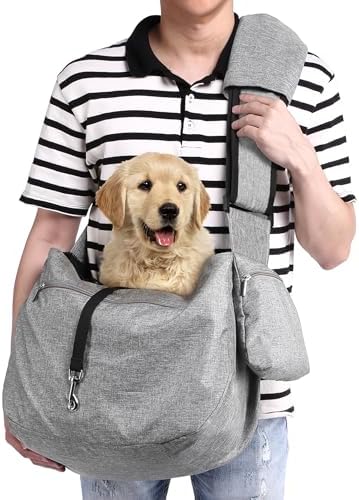 Ownpets XL Dog Sling 15-25lbs, Hands-Free Carrier by Ownpets