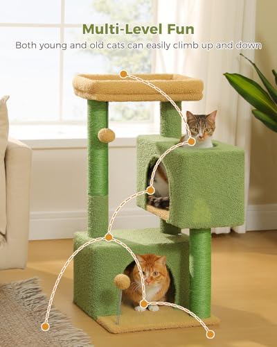Small Cat Tree for Kittens, 32 in Cat Tower - Image 6