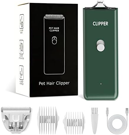 Feet Hair Trimmer, Dog Clippers, Quiet Washable USB Rechargeable Cordless Dog by Tileon