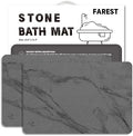 Stone Bath Mat Diatomaceous Earth Shower Mat by Farest