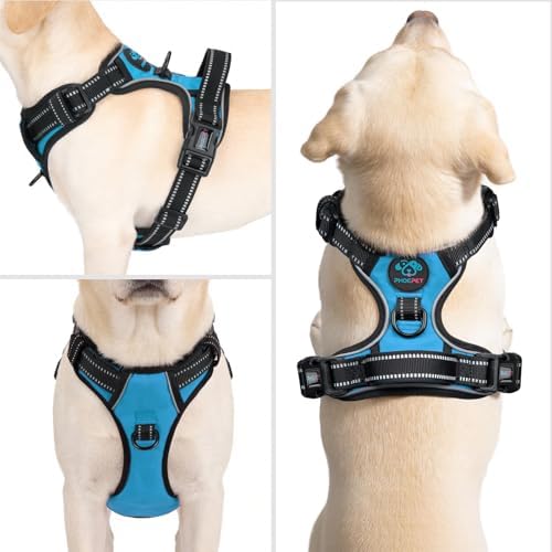 PHOEPET No Pull Dog Harness Medium Reflective Front Clip Puppy Vest - Image 2
