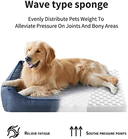 Tidore Orthopedic Dog Beds for Small Dogs, Durable Egg Crate Foam Sofa Dog Bed - Image 5