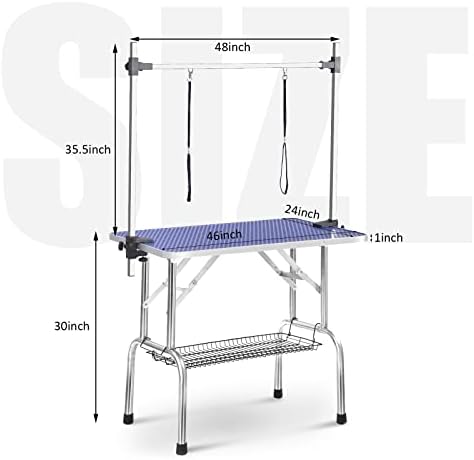 46 Inch Professional Adjustable Pet Grooming Table Heavy Duty - Image 3