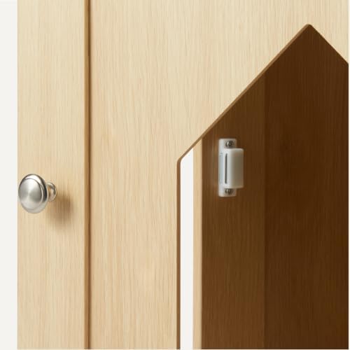 Amazon Basics Cat Litter Box Enclosure Cabinet, Furniture-Style Wood Hidden - Image 3