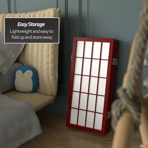 2 ft. Short Desktop Window Pane Shoji Screen - Image 5