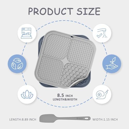 ChefAide 2 Pack Lick Mat for Dogs, Cats & Puppies - Image 2