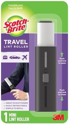 Scotch-Brite Retractable Lint Rollers 2-Pack, Portable Travel-Size Lint Removers - Image 7