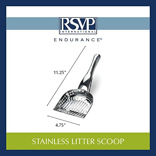 RSVP International Endurance Collection Stainless Steel Kitty Litter Scoop - Image 5
