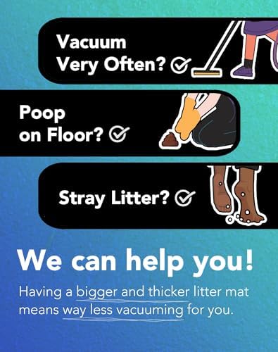 Lukamoo® Cute Cat Litter Mat, for Kitty Litter & Cat Litter Box, Independent - Image 2