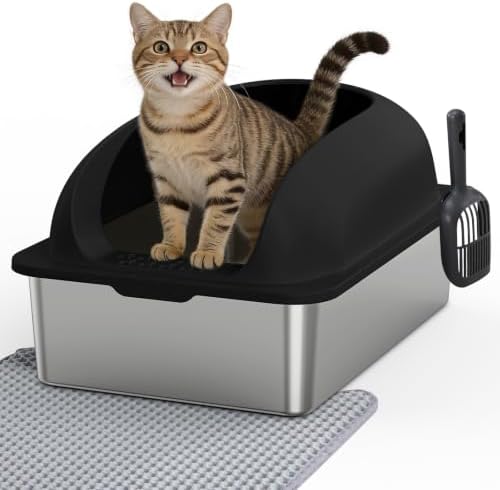 OLIXIS Large Metal Large Cat Litter Box by OLIXIS