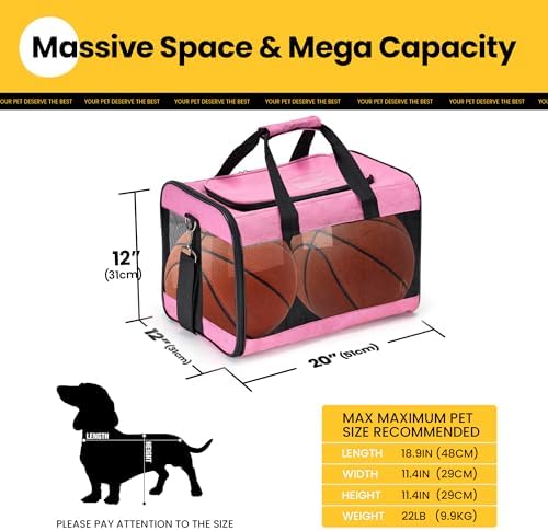 Conlun Dog Carrier Soft Sided, Large Cat Carrier up to 20 Lbs - Image 2