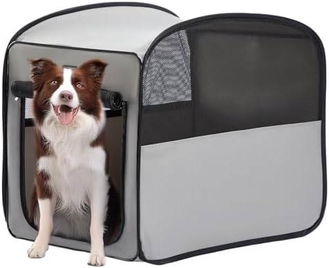 Petsfit Travel Dog Crate，Pop Up Dog Crate by Petsfit