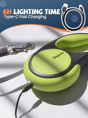 Retractable Dog Leash with LED Flashlight, Douexio Upgrade 3 in 1 Dog Leash - Image 5
