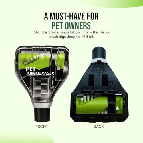 Replacement Pet Hair Removal Turbo Brush Vacuum Tool, - Image 3