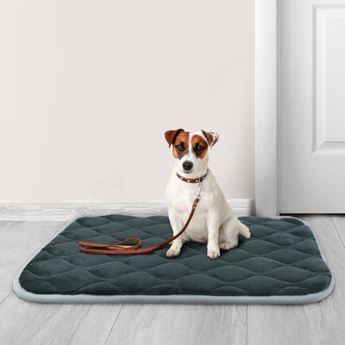 furrybaby Dog Bed Mat Crate Pad, Anti-Slip Bottom Machine Washable Pet Pad - Image 2