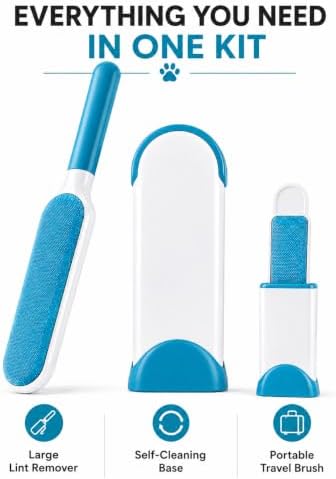 2 Pack Pet Hair Remover Brush Set - Image 6