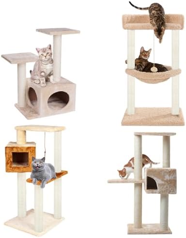 4 PCS M8 Cat Scratching Post Replacement, 15.7 x 3.1 Inch Sisal Pole Cat Tree - Image 5