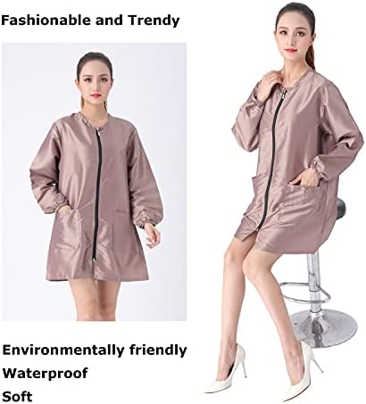 Professional Salon Smock Stylist Jacket Waterproof Hairdresser Cape Barber - Image 2