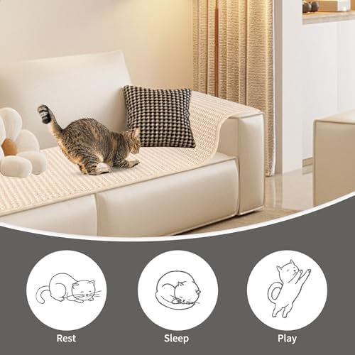 FHTONGE 71x15.8" Thickened Cat Wall Climbing Carpet - Image 7