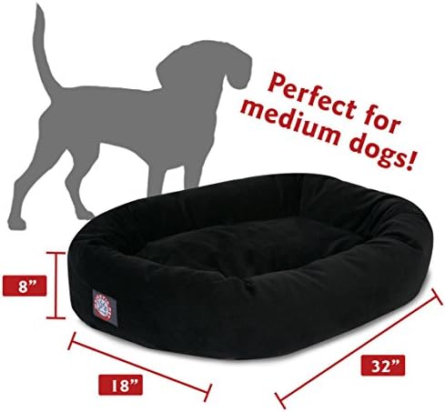 Majestic Pet Suede Calming Dog Bed, 32 Inch Medium - Image 3