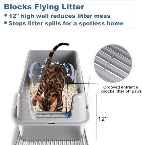 2 Pack Stainless Steel Cat Litter Box - Image 5