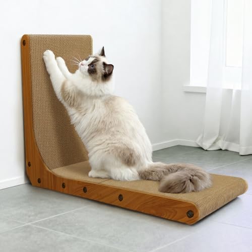 Cat Scratcher, L-Shaped Cat Scratching Pad, 26 Inch - Image 7