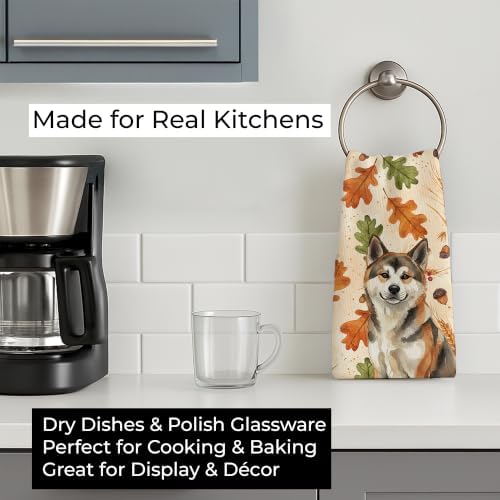 Caroline's Treasures Akita Dogs Kitchen Towel 15x25 in - Image 3