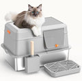 Removable Stainless Steel Cat Litter Box by PEDIBAT