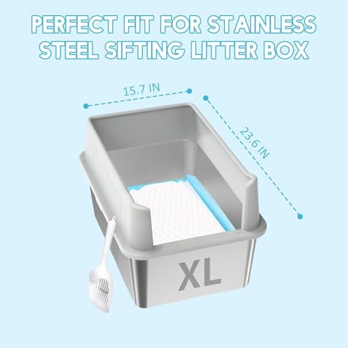 Cat Litter Pads, 23.5” L x 17.5” W Cat Pad Refills - Image 3