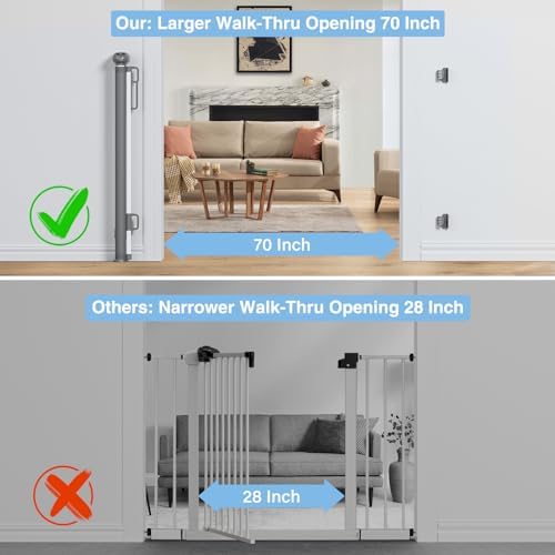 PRObebi Retractable Baby & Dog Gate - Image 2